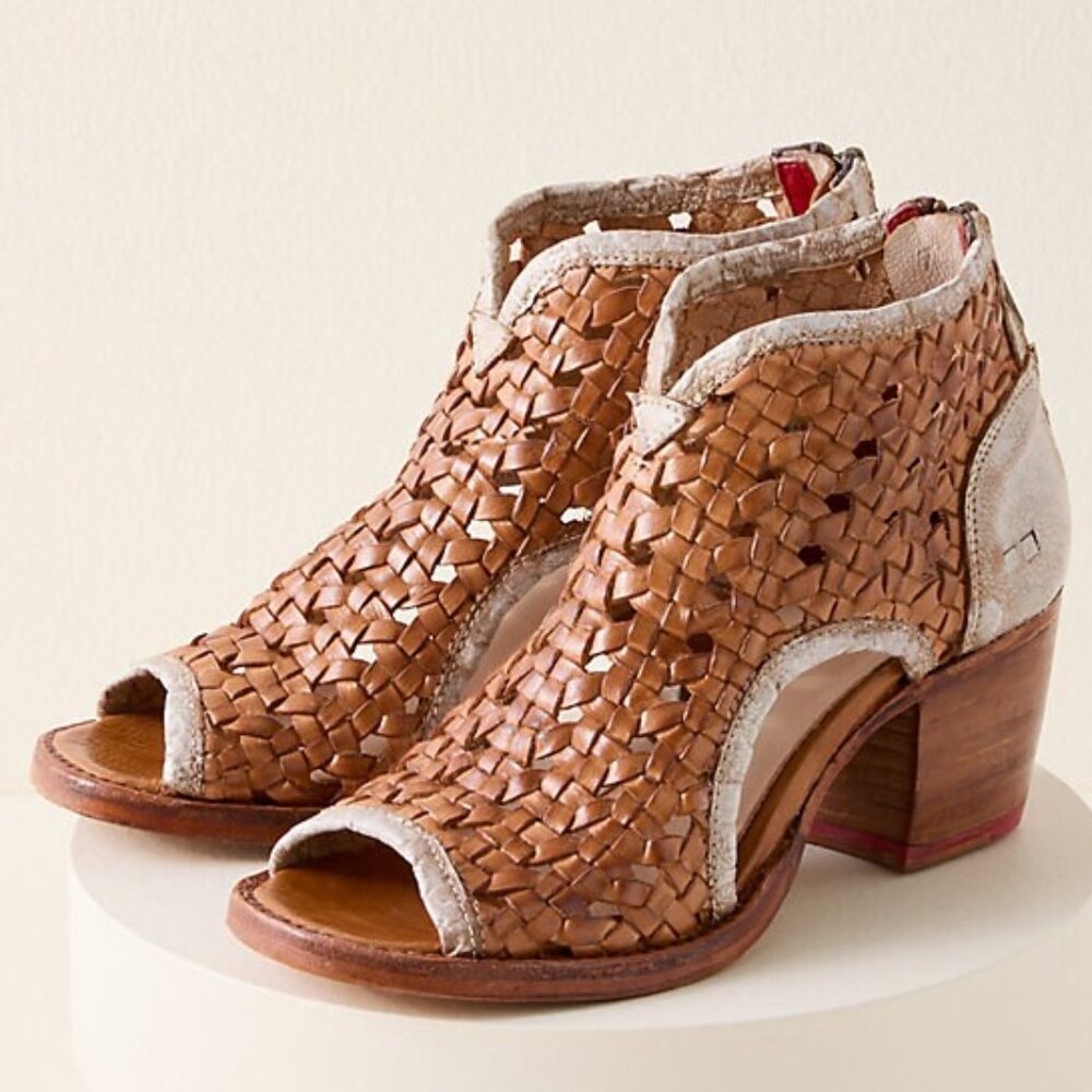 BED/STU Leather Ransom Heels - Picture 2 of 6